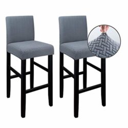 best-bar-stool-covers Qishare 2 Pack Bar Stool Covers