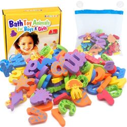 best-bath-toys KiddosLand Kids Bath Toys with Mesh Organiser Bag