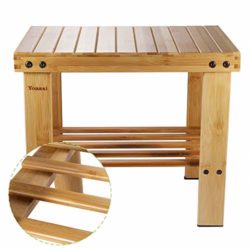 best-bathroom-stools Yoassi Heavy Duty Bamboo Multi Purpose Step Stool
