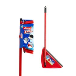 best-broom-dustpan-sets Vileda 3Action Broom Plus Long Handled Dustpan