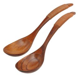 best-chinese-spoons HugeStore Chinese Style Wooden Soup Spoon
