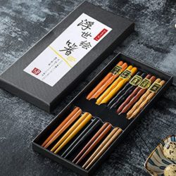 best-chopsticks Bosdontek Japanese Reusable Chopsticks