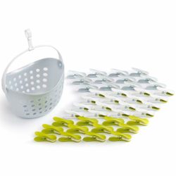 best-clothes-peg-baskets Culiclean Peg Basket with Non Slip Clothes Pegs