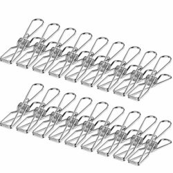 best-clothes-pegs Skroad Stainless Steel Clothes Pegs, Pack of 100