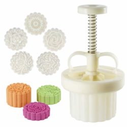 best-cookie-presses Louty Mooncake Mould Cookie Press
