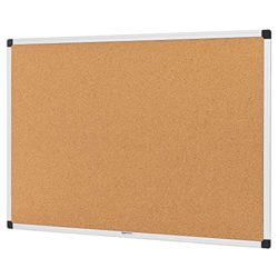 best-cork-boards AmazonBasics Aluminum Frame Cork Notice Board