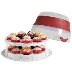 best-cupcake-carriers VonShef Collapsible Cake & Cupcake Carrier