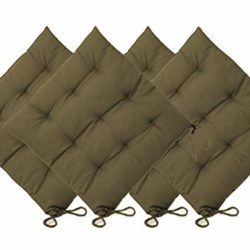 best-dining-chair-cushions Casabella Pack of 6 Seat Pad for Dining Chair