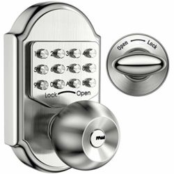 best-door-security-locks Elemake Keyless Entry Door Lock Deadbolt