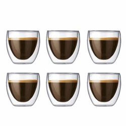 best-espresso-cups Bodum Pavina Double Walled Thermo Glasses