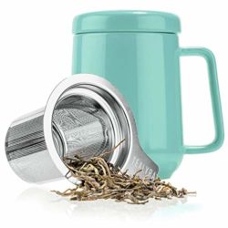 best-infusion-mugs Tealyra 580ml Turquoise Tea Cup Infuser