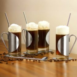 best-irish-coffee-glasses Bar@drinkstuff Irish Coffee Glass Complete Gift Set