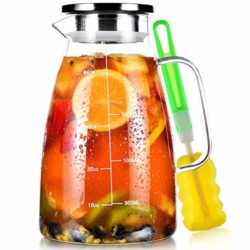 best-jugs Aofmee  2L Glass Jug with Lid