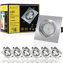 best-kitchen-recessed-lighting KingSo LED Recessed Kitchen Ceiling Spotlights