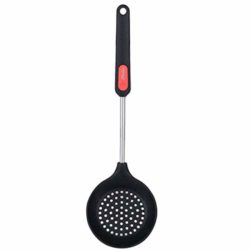 best-kitchen-skimmers iNeibo Silicone Slotted Spoon Skimmer