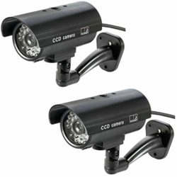 best-outdoor-dummy-cameras BW 2x Outdoor Dummy CCTV Camera