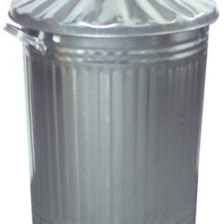 best-outdoor-dustbins Anything 4 Home Galvanised Metal Rubbish Bin
