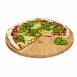 best-pizza-plates Relaxdays Bamboo Pizza Plate