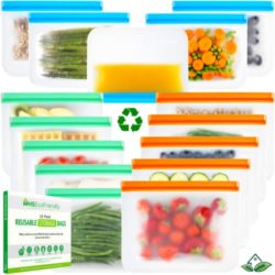 best-reusable-food-storage-bags Kollea Reusable Sandwich Bag
