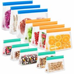 best-reusable-food-storage-bags MHSEcoFriendly Reusable Freezer Bag