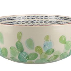 best-salad-bowls MIKASA Hand-Decorated Ceramic Salad Bowl