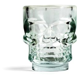 best-shot-glasses Kikkerland Skull Shot Glass