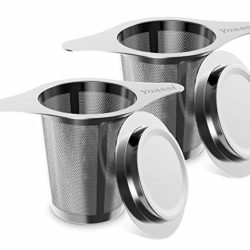 best-tea-filters Yoassi Tea Filter Basket with Lid
