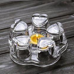 best-teapot-warmers TAMUME Crystal-Clear Glass Teapot Warmer