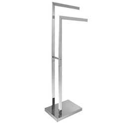 best-towel-stands Levivo 2-Arm Towel Holder Stand