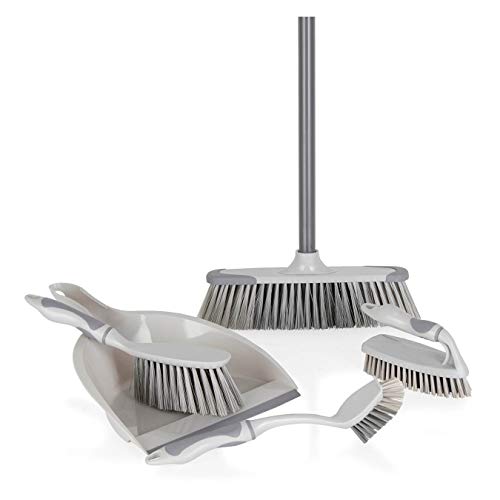 dustpan-brush-sets OurHouse 5 Piece Cleaning Set, Features Five Essen