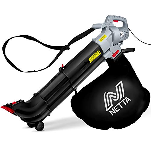 garden-vacuums NETTA Leaf Blower and Vacuum 3 in 1 3000W With Rak