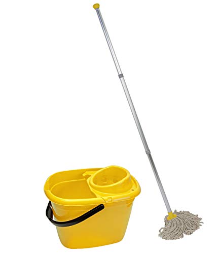 mop-buckets Abbey Professional Mop and Bucket Kit with Two mop