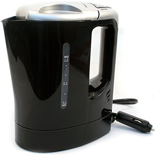 12v-kettles 1 litre 12v Plug In Portable Electric Kettle (Blac