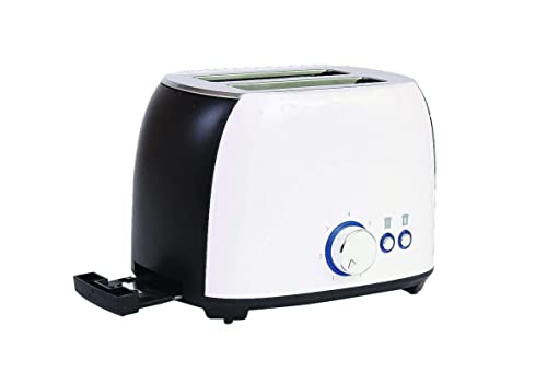 12v-toasters Caravan / Motorhome White Cool Touch 2 Slice Low W