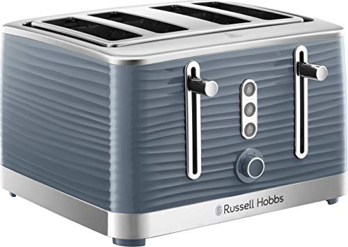 4-slice-toasters Russell Hobbs 24383 Grey Inspire 4 Slice Toaster,