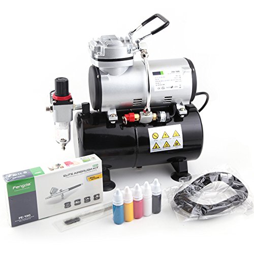 air-brushes Fengda Airbrush Kit with Compressor Set FD-186K wi
