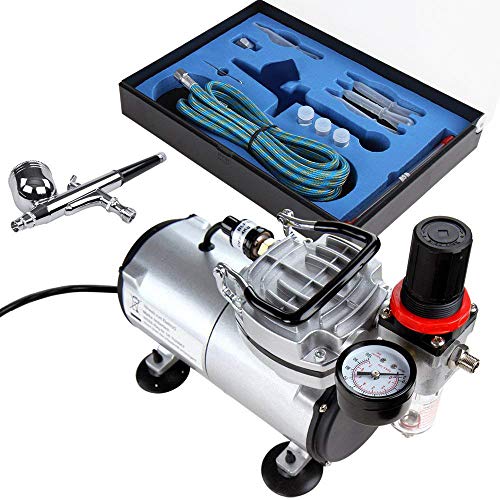 air-brushes Timbertech Airbrush Kit with Air Compressor ABPST0