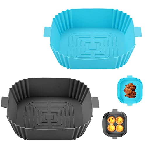 air-fryer-accessories 7.8inch Silicone Air Fryer Liners Reusable Air Fry