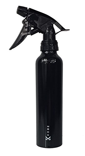 aluminium-spray-bottles Kobe Black Aluminium Water Spray - 260 ml