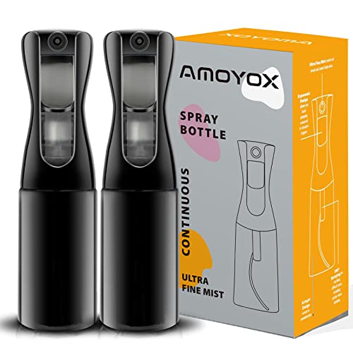 aluminium-spray-bottles Spray Bottle for hair 2 Pack 200ml/6.8oz AMOYOX Ul