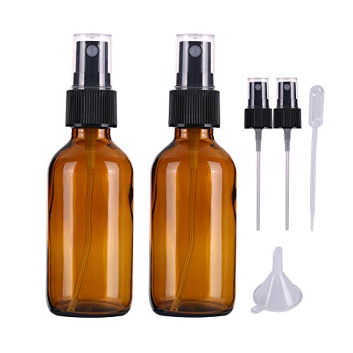 amber-glass-spray-bottles 60ml Empty Amber Glass Spray Bottles for Essential