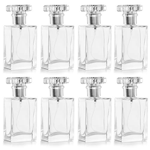 amber-glass-spray-bottles Belle Vous 30ml/1oz Empty Refillable Perfume Clear