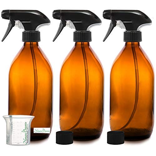 amber-glass-spray-bottles Nomara Organics Amber Glass Spray Bottles 500mL, 3