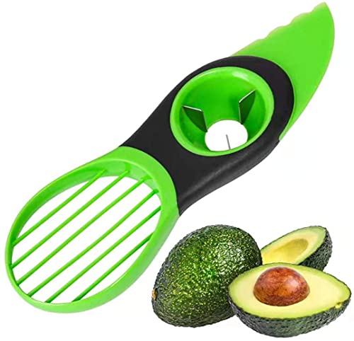 avocado-slicers Multifunctional 3-In-1 Avocado Slicer, Non-Slip Ha
