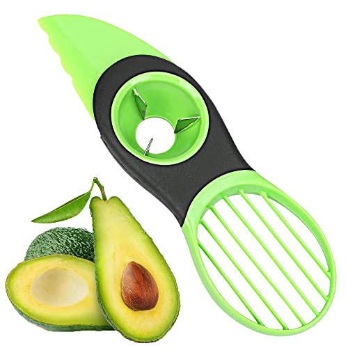 avocado-slicers ShreeFit Avocado Slicer 3 in 1 Avocado Cutter Knif