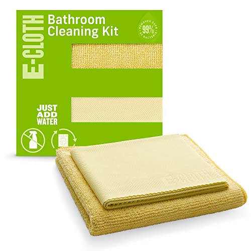 bathroom-cloths E-Cloth Bathroom Cleaning Pack, Microfibre Cleanin
