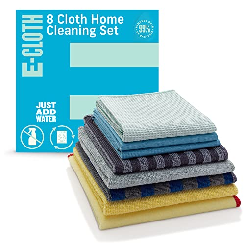 bathroom-cloths E-Cloth Home Cleaning Set, Reusable Microfibre Cle