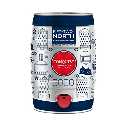 beer-kegs Fifty Two Degrees North Conquest 5 Litre Mini Keg