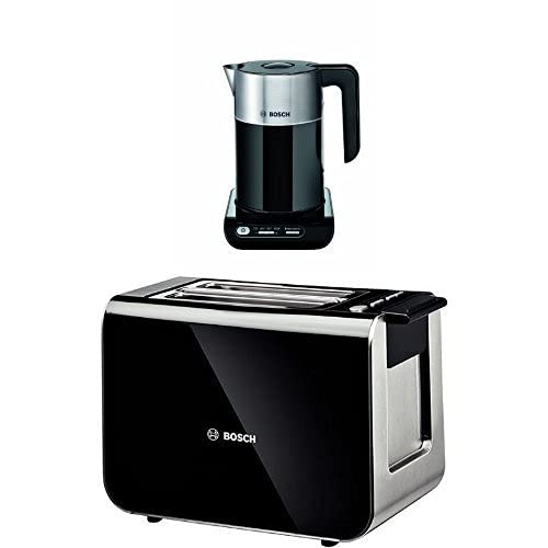 black-kettle-and-toaster-sets Bosch TWK8633 Styline Collection Cordless Jug Kett