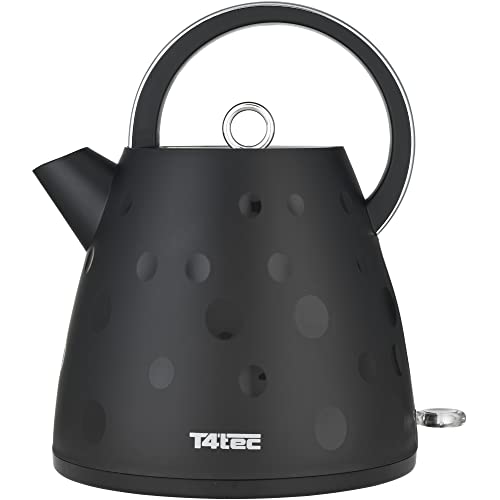 black-kettles T4tec British designed Fast Boil Kettle - Black- T